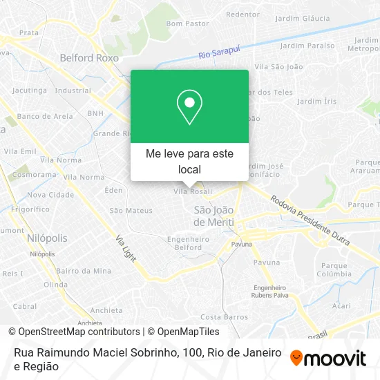 Rua Raimundo Maciel Sobrinho, 100 mapa