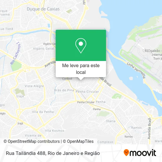 Rua Tailândia 488 mapa