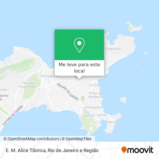 E. M. Alice Tibirica mapa