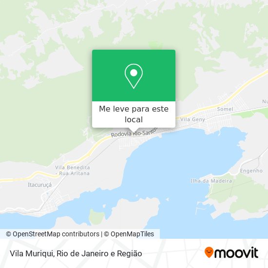 Vila Muriqui mapa