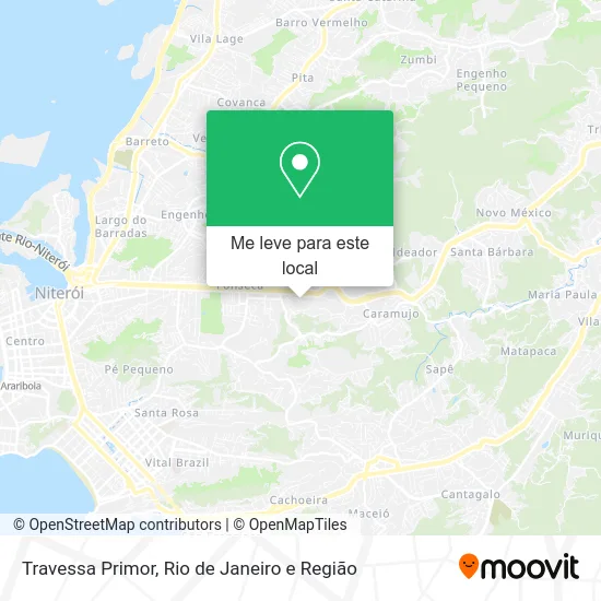 Travessa Primor mapa