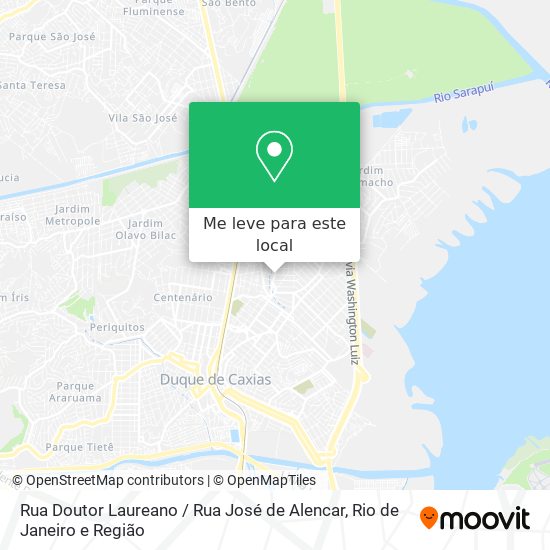 Rua Doutor Laureano / Rua José de Alencar mapa