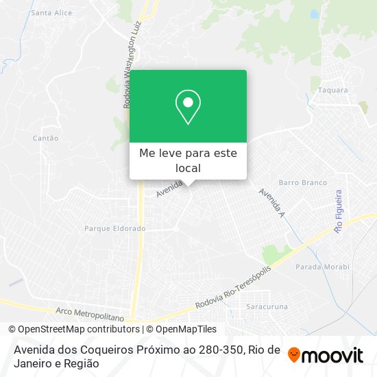 Avenida dos Coqueiros Próximo ao 280-350 mapa