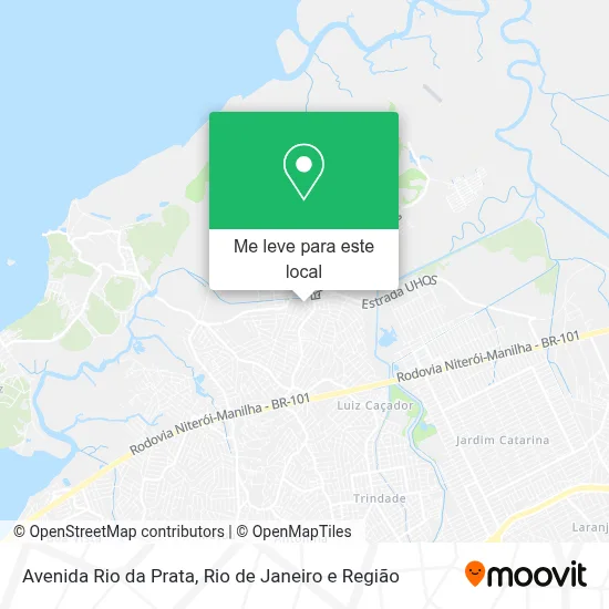 Avenida Rio da Prata mapa