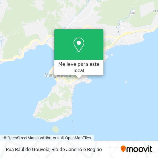 Rua Raul de Gouvêia mapa
