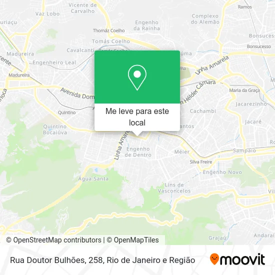 Rua Doutor Bulhões, 258 mapa