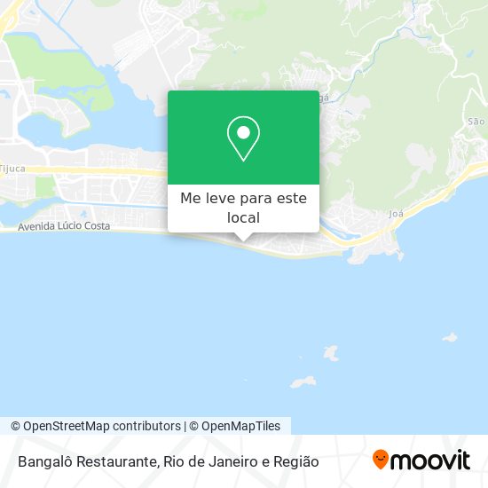 Bangalô Restaurante mapa