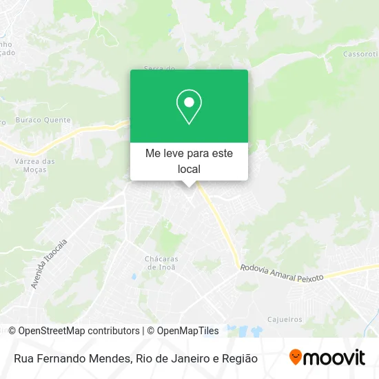 Rua Fernando Mendes mapa