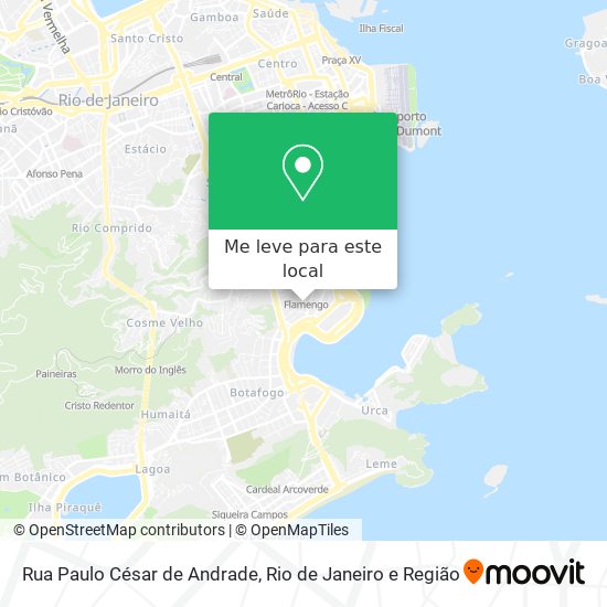 Rua Paulo César de Andrade mapa