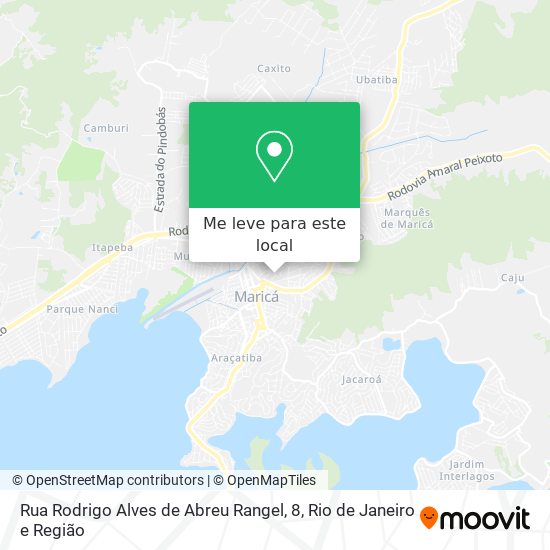 Rua Rodrigo Alves de Abreu Rangel, 8 mapa