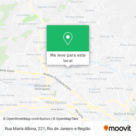Rua Maria Albina, 221 mapa