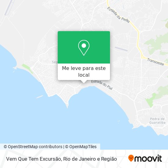 Vem Que Tem Excursão mapa