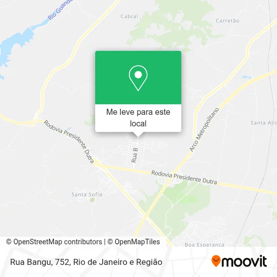 Rua Bangu, 752 mapa