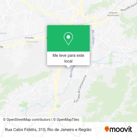 Rua Cabo Fidélis, 310 mapa
