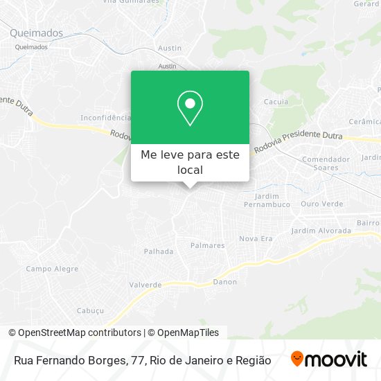 Rua Fernando Borges, 77 mapa