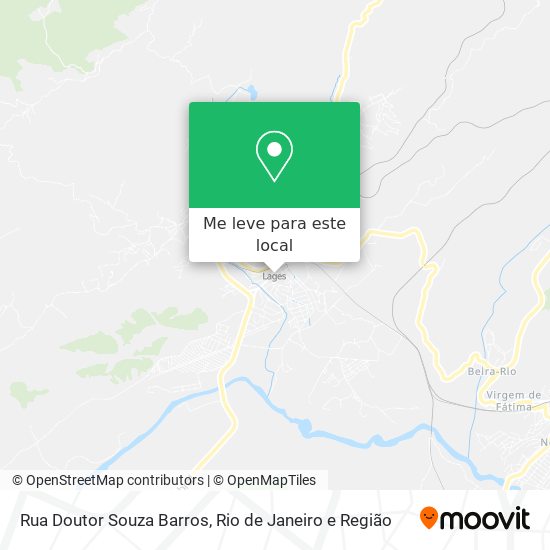 Rua Doutor Souza Barros mapa