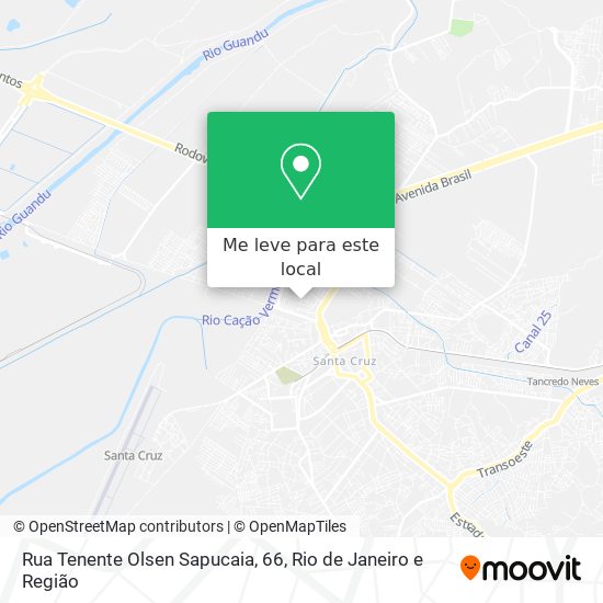 Rua Tenente Olsen Sapucaia, 66 mapa