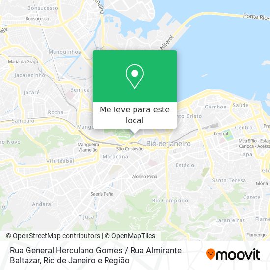 Rua General Herculano Gomes / Rua Almirante Baltazar mapa