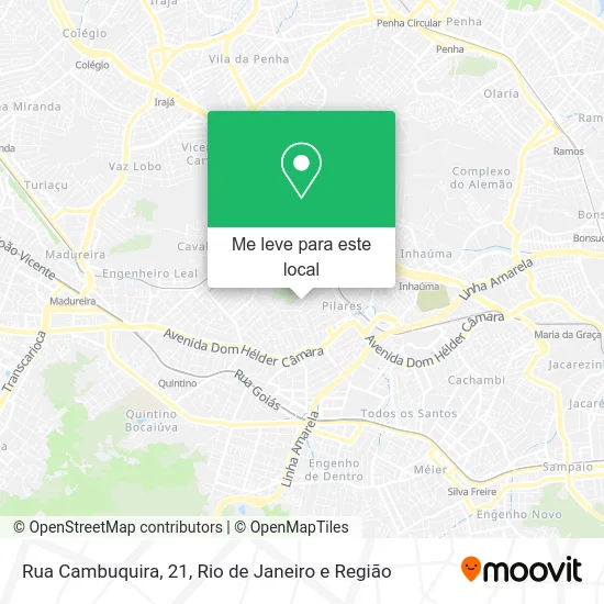 Rua Cambuquira, 21 mapa