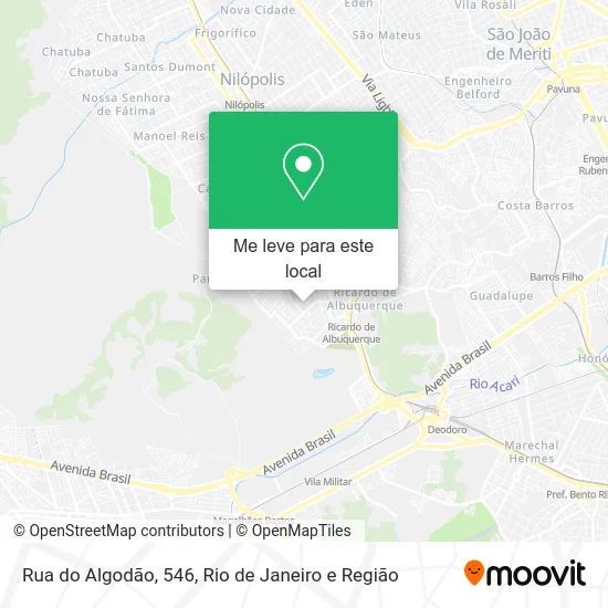 Rua do Algodão, 546 mapa