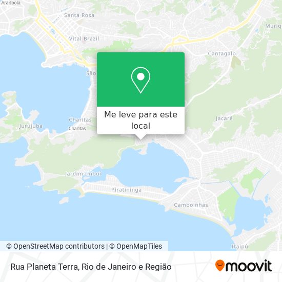 Rua Planeta Terra mapa