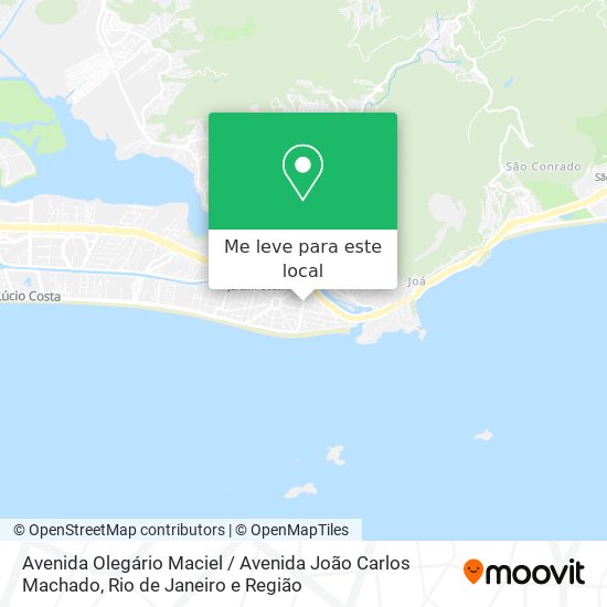 Avenida Olegário Maciel / Avenida João Carlos Machado mapa