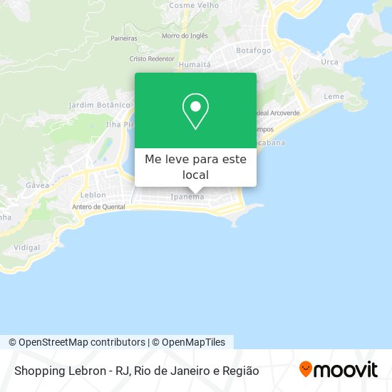 Shopping Lebron - RJ mapa