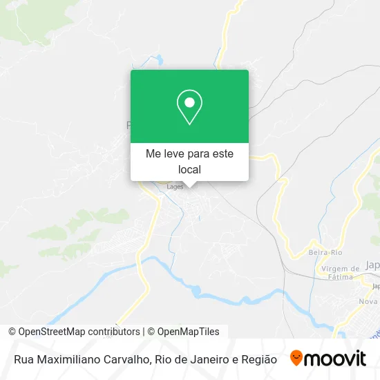 Rua Maximiliano Carvalho mapa