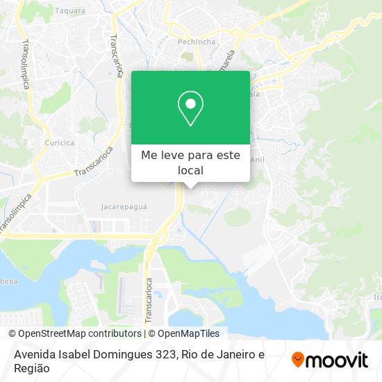Avenida Isabel Domingues 323 mapa