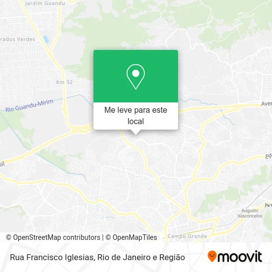 Rua Francisco Iglesias mapa