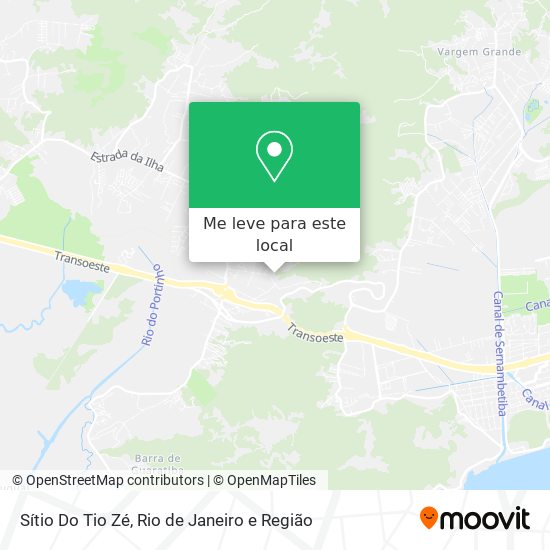 Sítio Do Tio Zé mapa