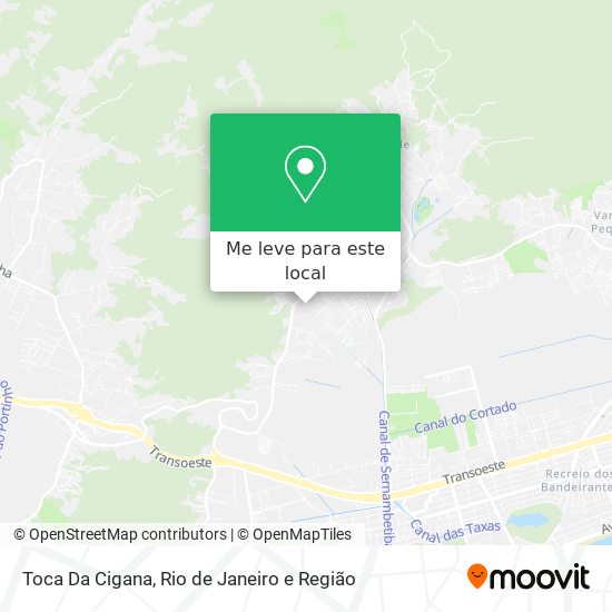 Toca Da Cigana mapa