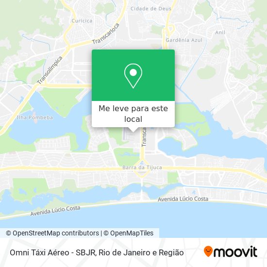 Omni Táxi Aéreo - SBJR mapa