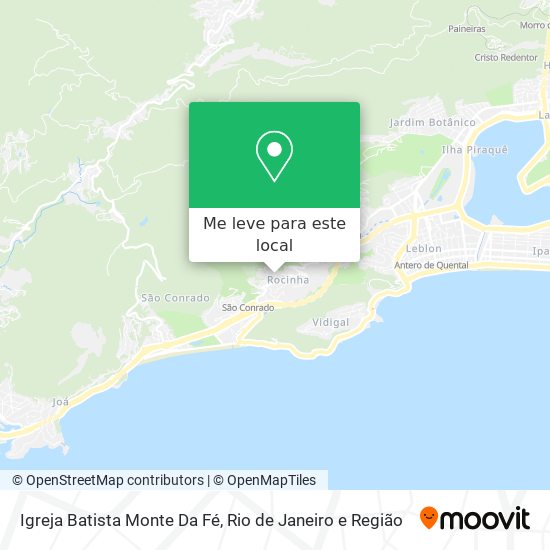 Igreja Batista Monte Da Fé mapa