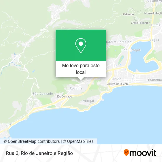 Rua 3 mapa