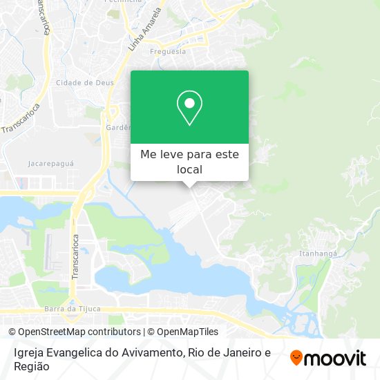 Igreja Evangelica do Avivamento mapa