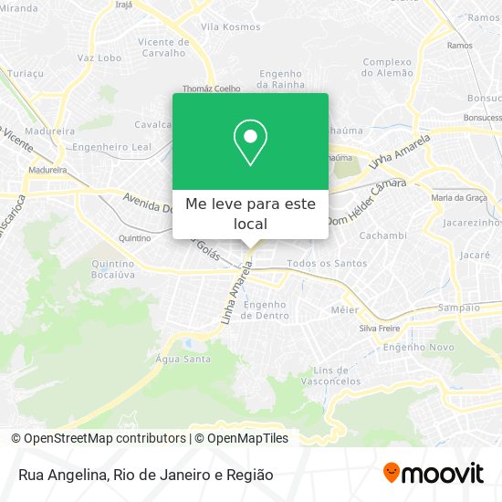 Rua Angelina mapa