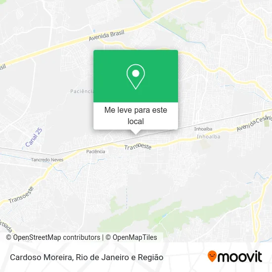 Cardoso Moreira mapa