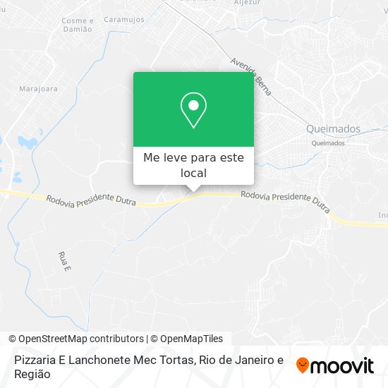 Pizzaria E Lanchonete Mec Tortas mapa