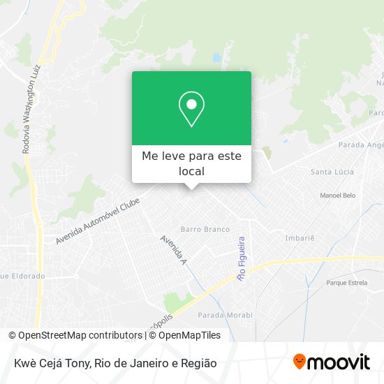 Kwè Cejá Tony mapa