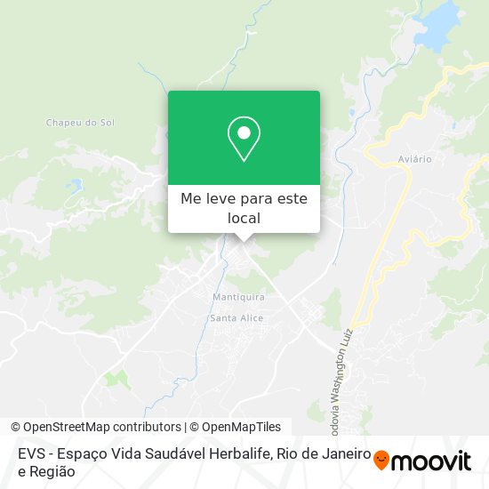 EVS - Espaço Vida Saudável Herbalife mapa