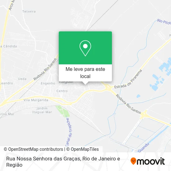 Rua Nossa Senhora das Graças mapa