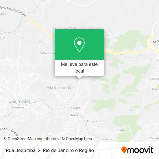Rua Jequitibá, 2 mapa