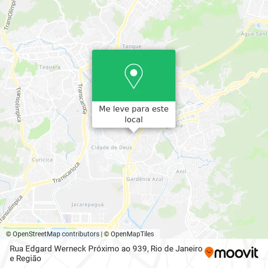 Rua Edgard Werneck Próximo ao 939 mapa