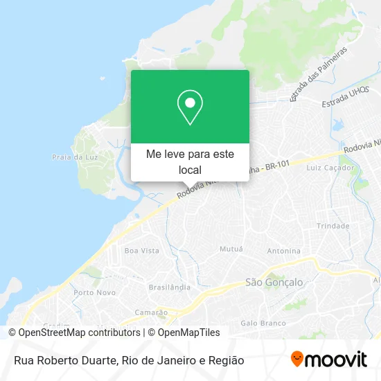 Rua Roberto Duarte mapa