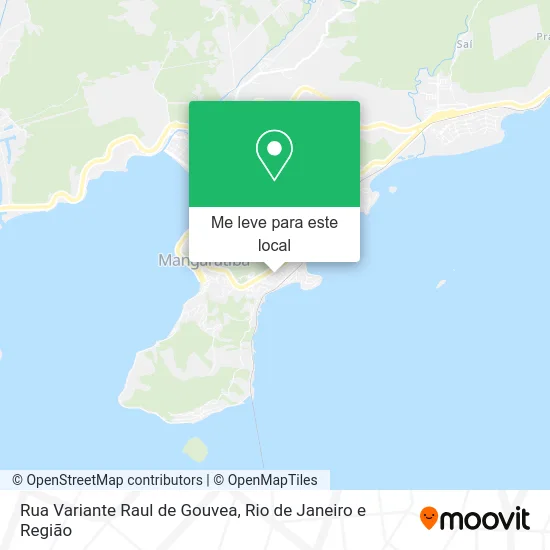 Rua Variante Raul de Gouvea mapa