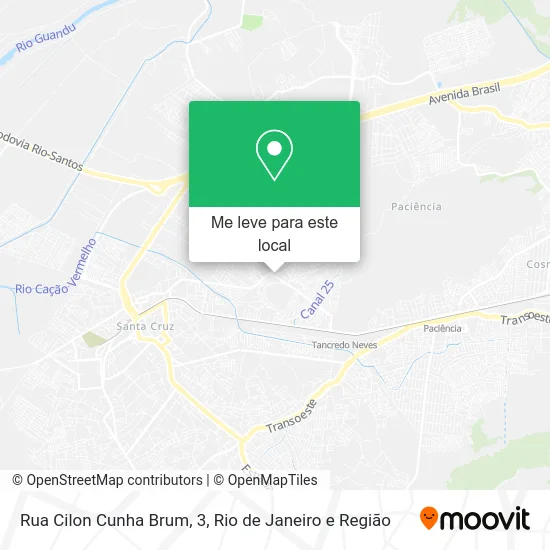 Rua Cilon Cunha Brum, 3 mapa