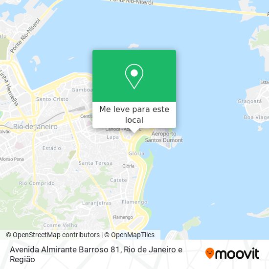 Avenida Almirante Barroso 81 mapa