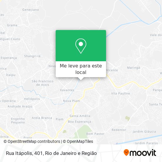 Rua Itápolis, 401 mapa