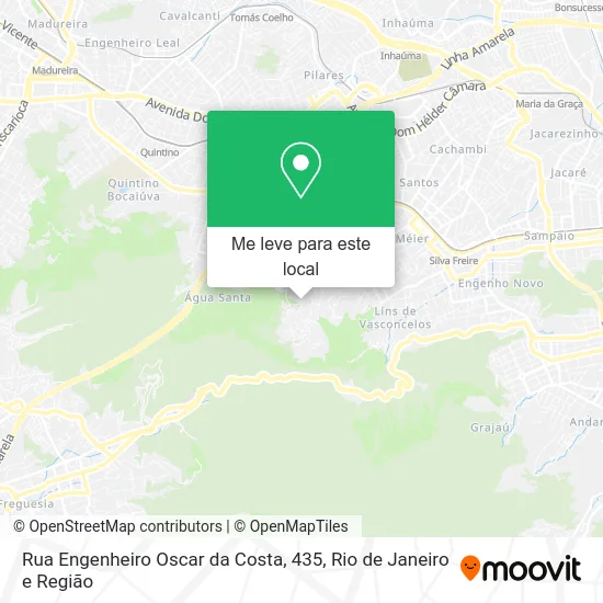 Rua Engenheiro Oscar da Costa, 435 mapa